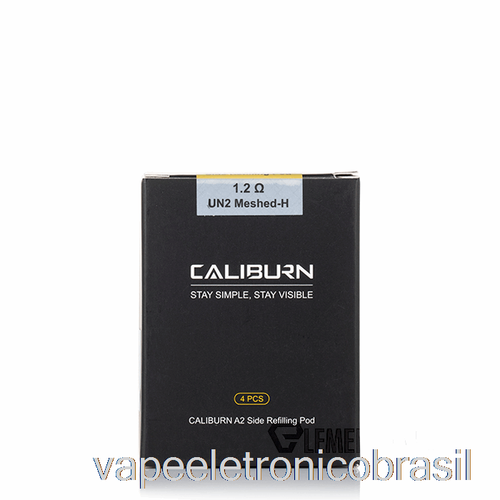 Vape Recarregável Uwell Caliburn A2s Pods De Substituição 1.2ohm A2s Pods